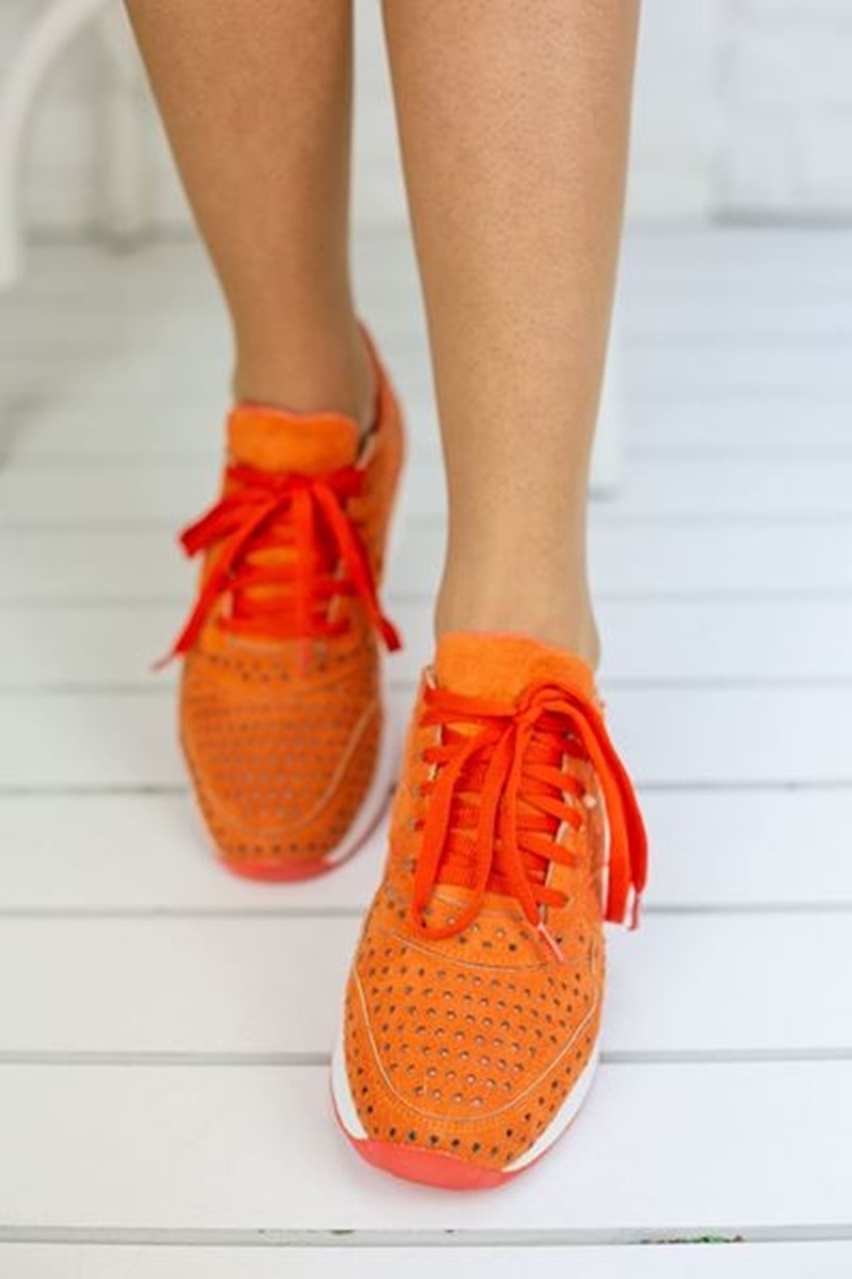 Disa Oranj Ortapedik Bayan Spor Ayakkabı