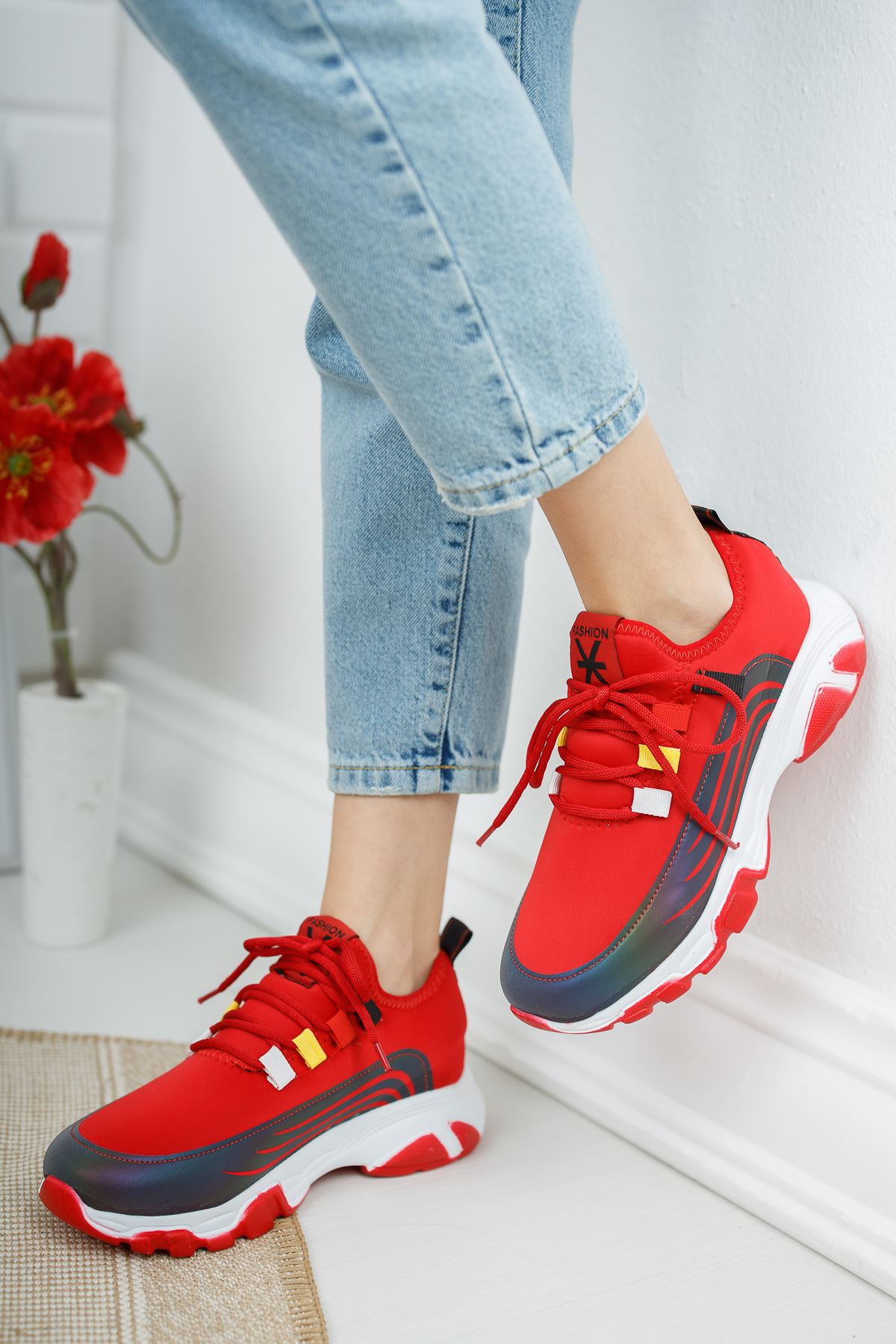 Aria Kırmızı Kadın Spor Ayakkabı