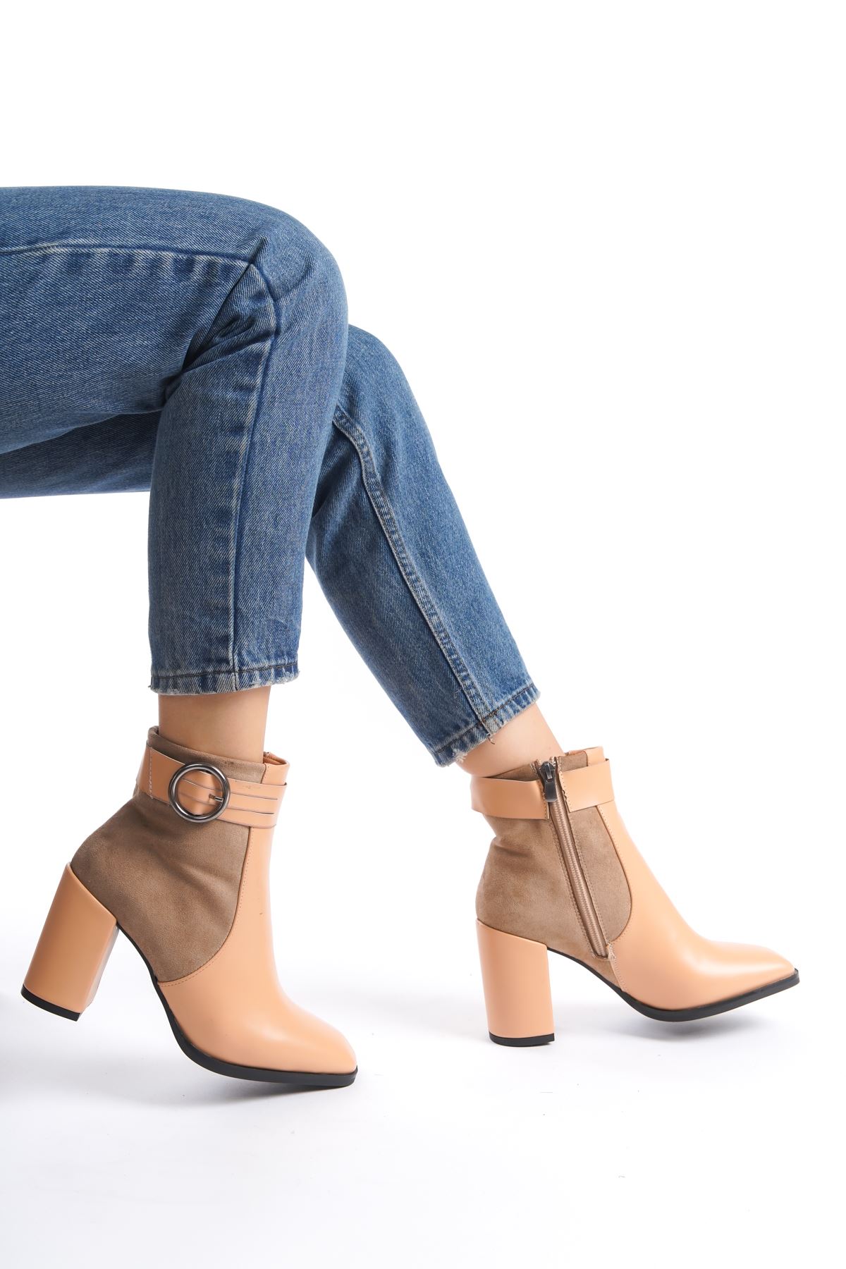Reha Kalın Topuklu Topuklu Bot VIZON  