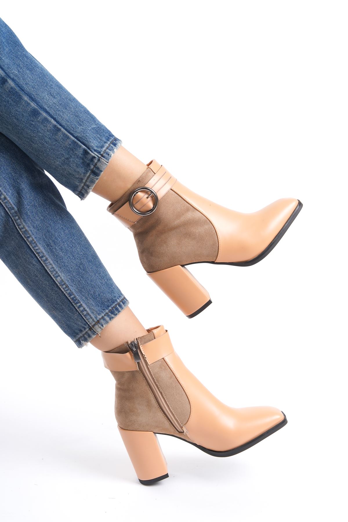 Reha Kalın Topuklu Topuklu Bot VIZON  