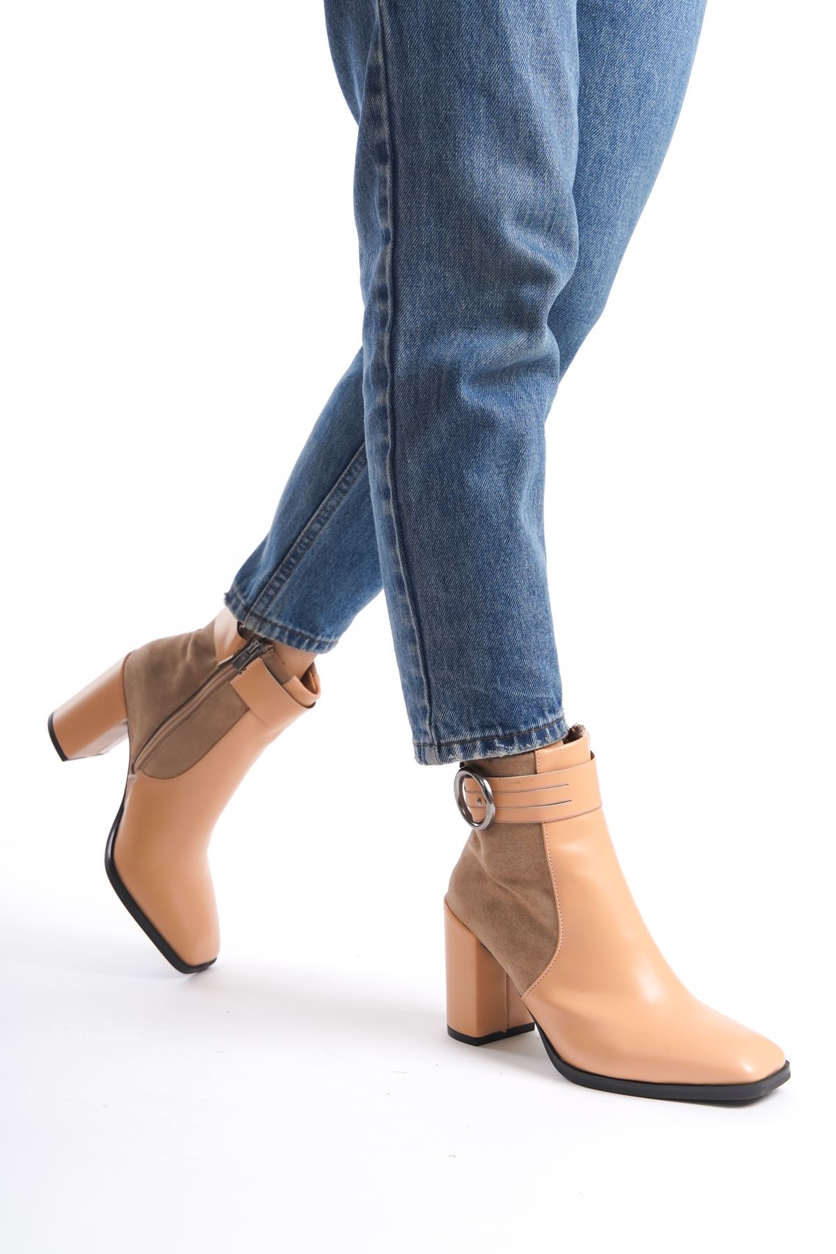 Reha Kalın Topuklu Topuklu Bot VIZON  