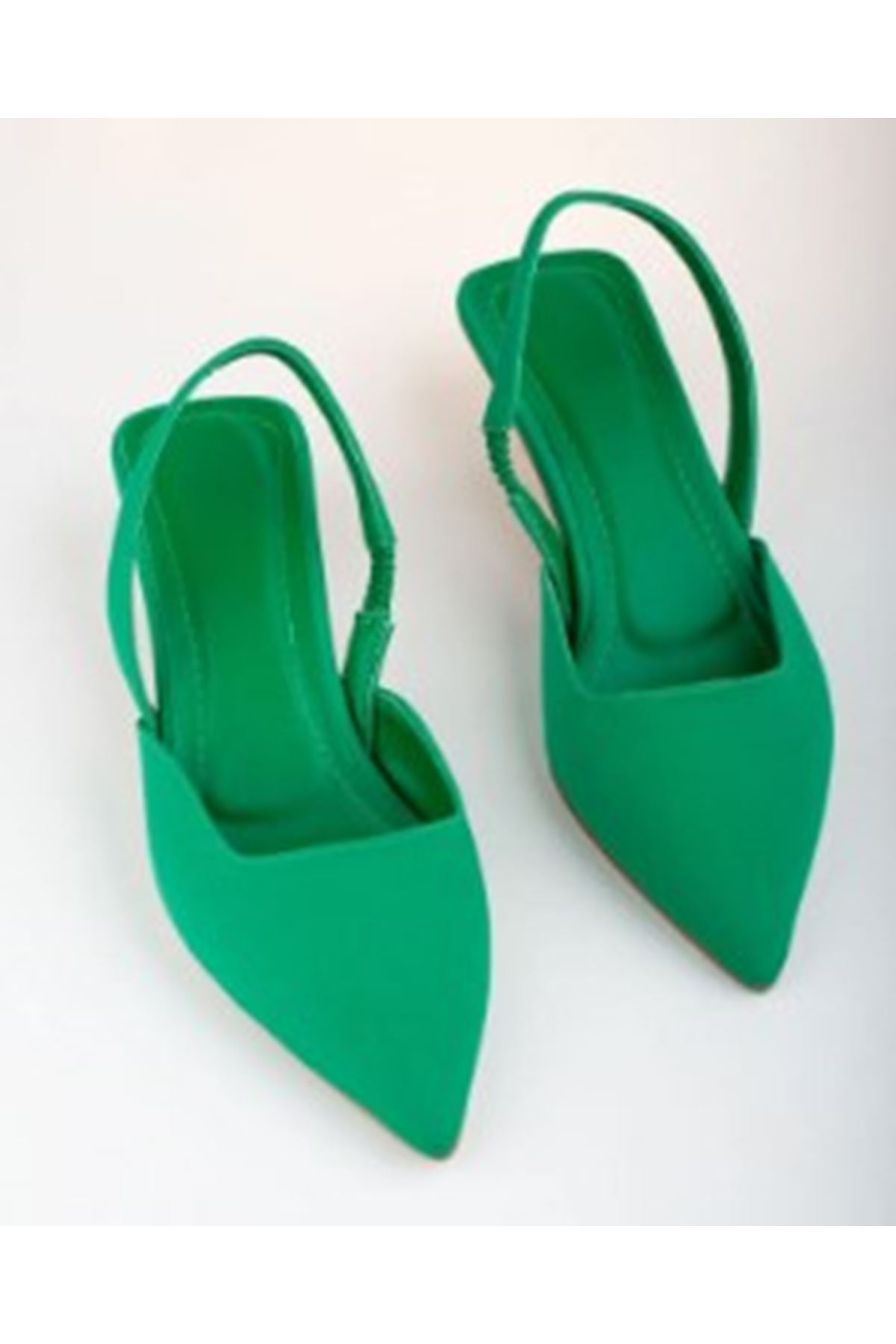  ÇİMEN YEŞİLİ Topuklu Sandalet