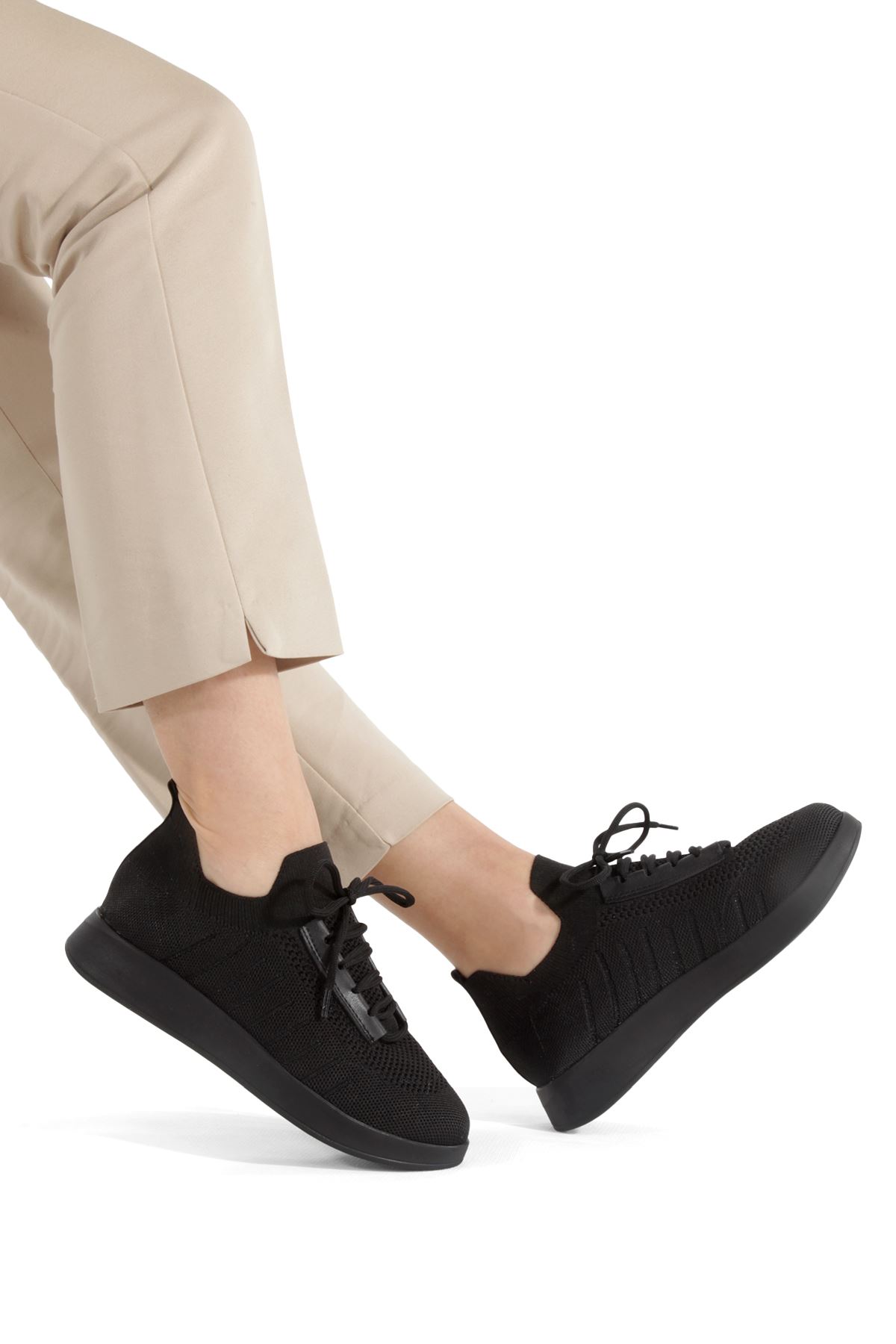 Elite Kadın Sneaker Triko Spor Ayakkabı 