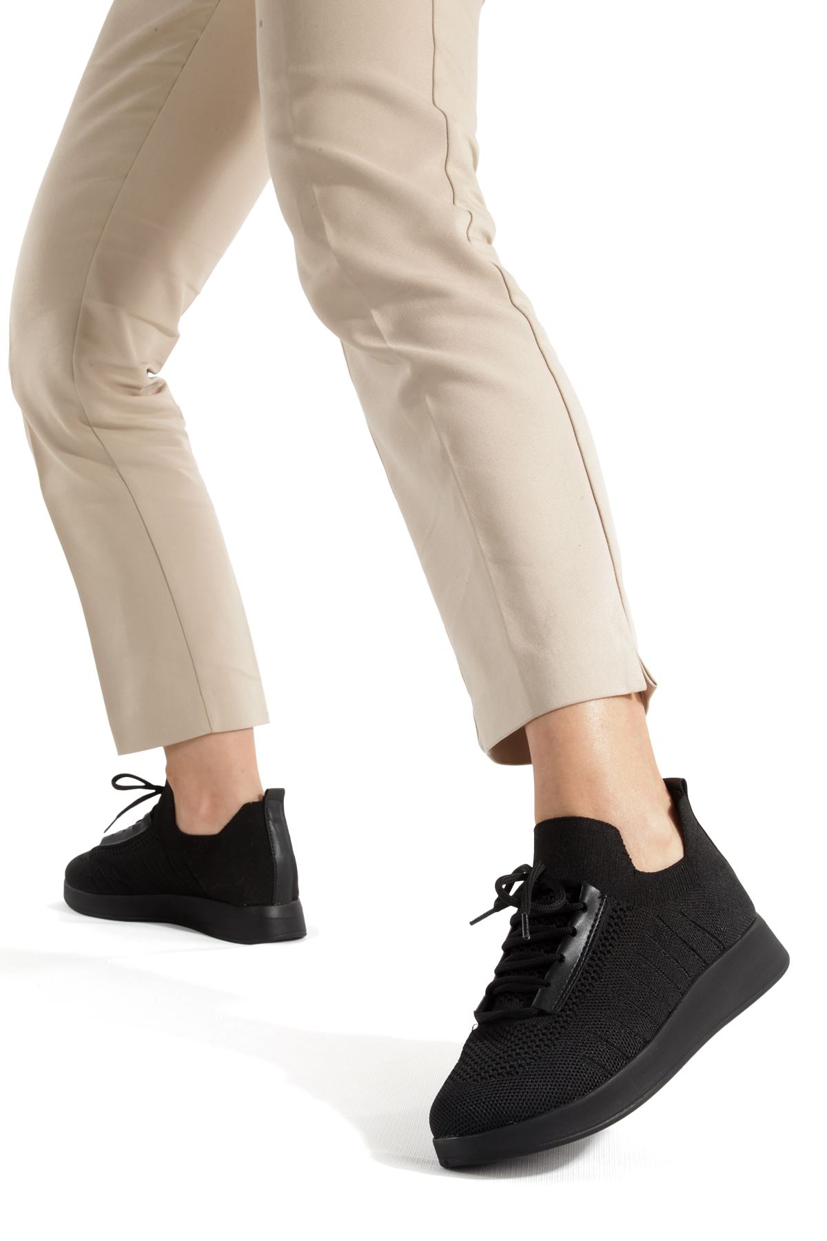 Elite Kadın Sneaker Triko Spor Ayakkabı 