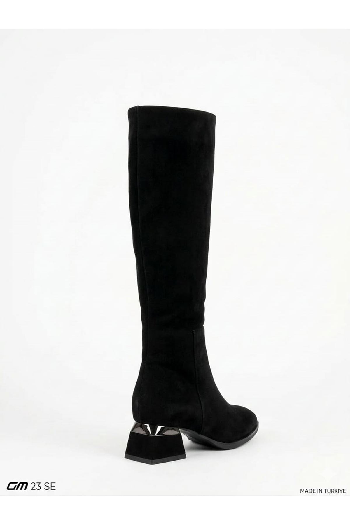 Alia Kadın Diz Topuklu Çizme