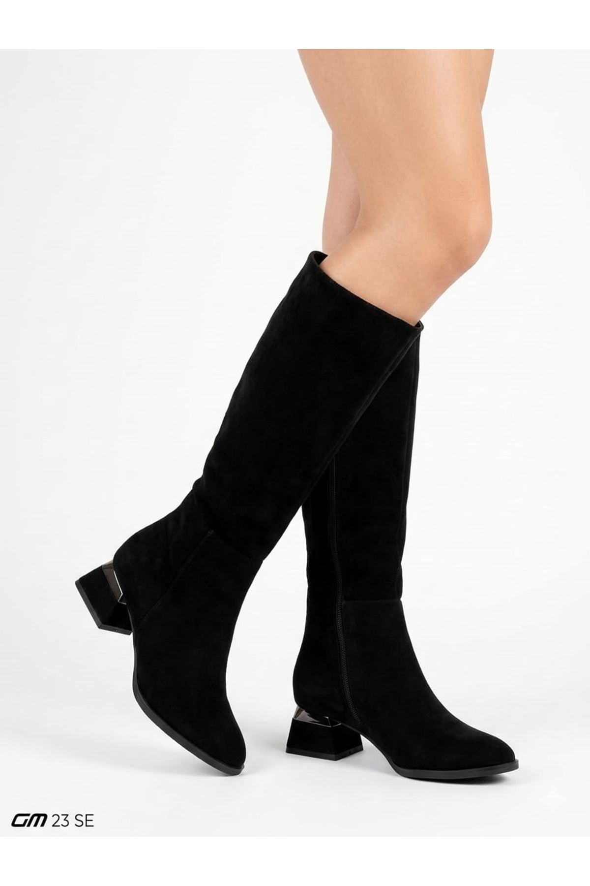 Alia Kadın Diz Topuklu Çizme