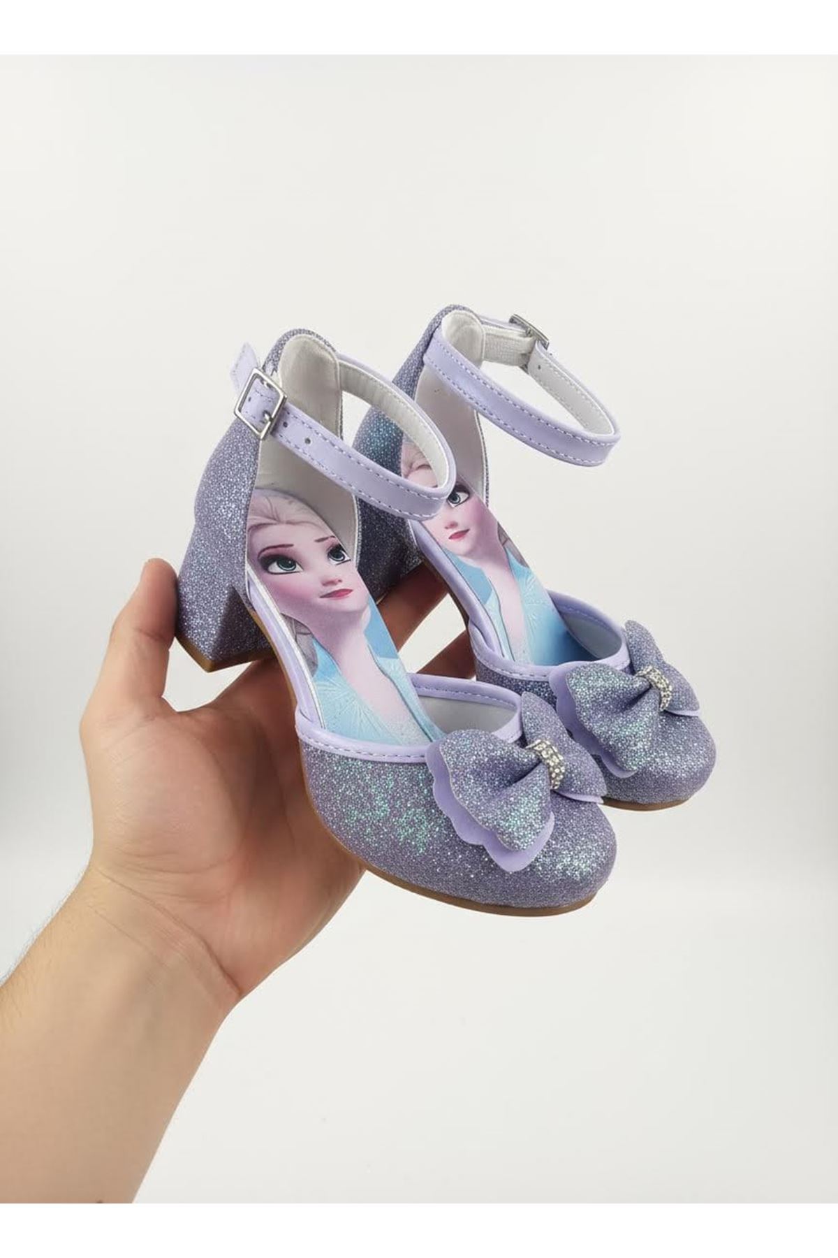  KIZ ÇOCUK MİNİK KARE TOPUKLU ŞIK ABİYE PRENSES AYAKKABISI