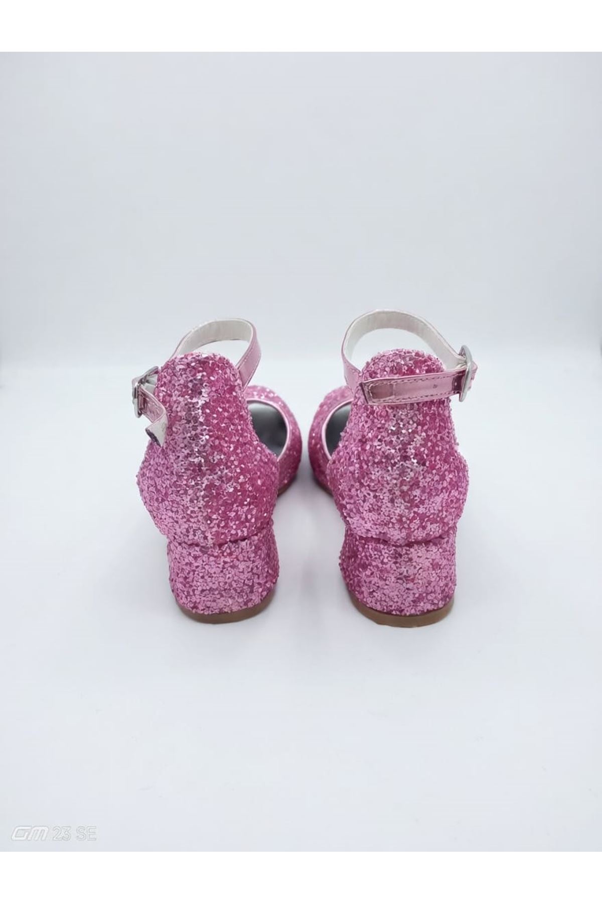 NİNELLA  Pembe Işıltılı Kız Çocuk Topuklu Ayakkabı