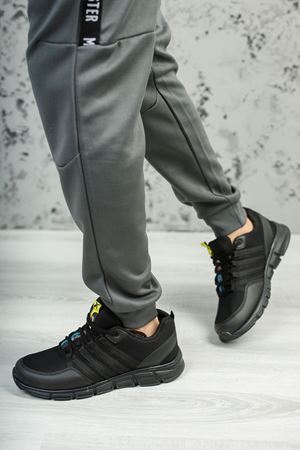 Wawik Siyah Yazı Detaylı Erkek Spor Ayakkabı   C-3