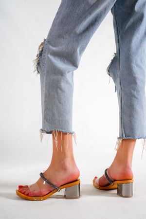 ELENA PLATİN ÇİFT BANT KADIN  TERLİK   A-4