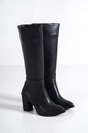 Girasol Siyah Fermuarlı Kadın Çizme