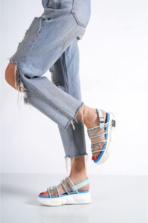 MİRMAR MAVİ SPOR KADIN YAZ SANDALET    C-2