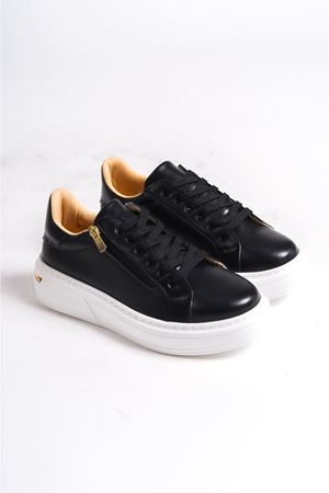 MEXİX  Bağcıklı  Siyah Kadın Spor 