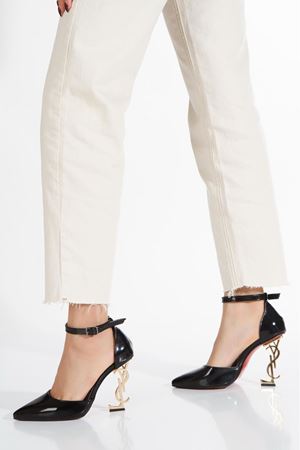 STYLE''S   SİYAH METAL YÜKSEK  TOPUKLU SİVRİ BURUN  ZARİF STİLETTO