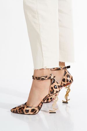 STYLE''S  LEOPAR METAL YÜKSEK  TOPUKLU SİVRİ BURUN  ZARİF STİLETTO