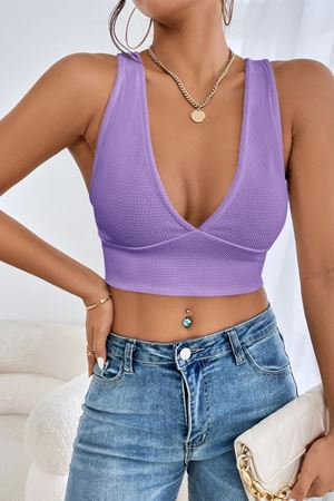 Kadın Siyah Çapraz Sırt Detaylı Şık Crop Top Büstiyer