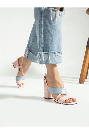 Dalya Pudra-Bebe Topuklu Kadın Sandalet