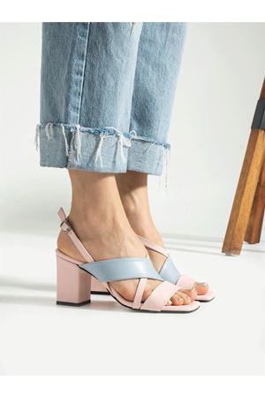 Pudra-Bebe Topuklu Kadın Sandalet