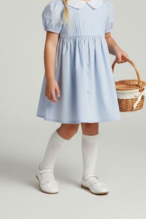  Fiyonklu Cırtlı Kız Çocuk Babet Ayakkabı Beyaz