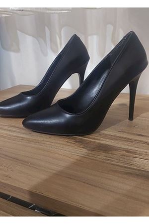 VERA Siyah Stiletto Topuklu Kadın Ayakkabı