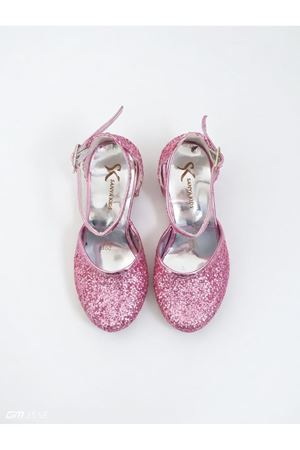 NİNELLA  Pembe Işıltılı Kız Çocuk Topuklu Ayakkabı