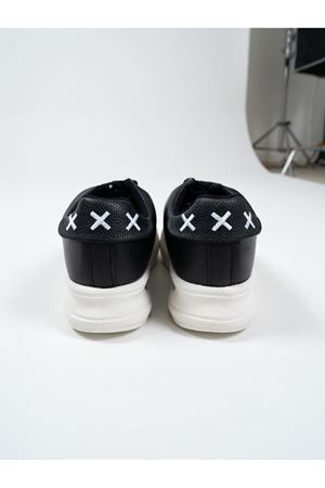 ZYROX Kadın Siyah Beyaz Air Kalın Tabanlı Sneaker Rahat Spor Ayakkabı Yüksek Model