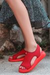 Begonia Kırmızı Kadın  Sandalet