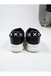 ZYROX Kadın Siyah Beyaz Air Kalın Tabanlı Sneaker Rahat Spor Ayakkabı Yüksek Model