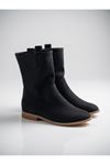 Kadın Süet Alçak Topuklu Delikli Yazlık Kadın Bot